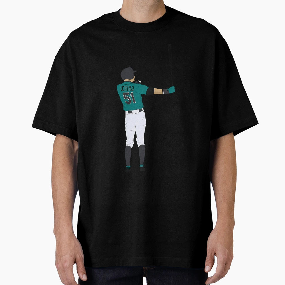 Ichiro Suzuki T-Shirt - Aesthetic Graphic for Adults - T-Shirt, Sweatshirt, Hoodie
