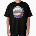 Kansas City Skyline Gameday Baseball T-Shirt - Streetwear Style for Adults - T-Shirt, Sweatshirt, Hoodie