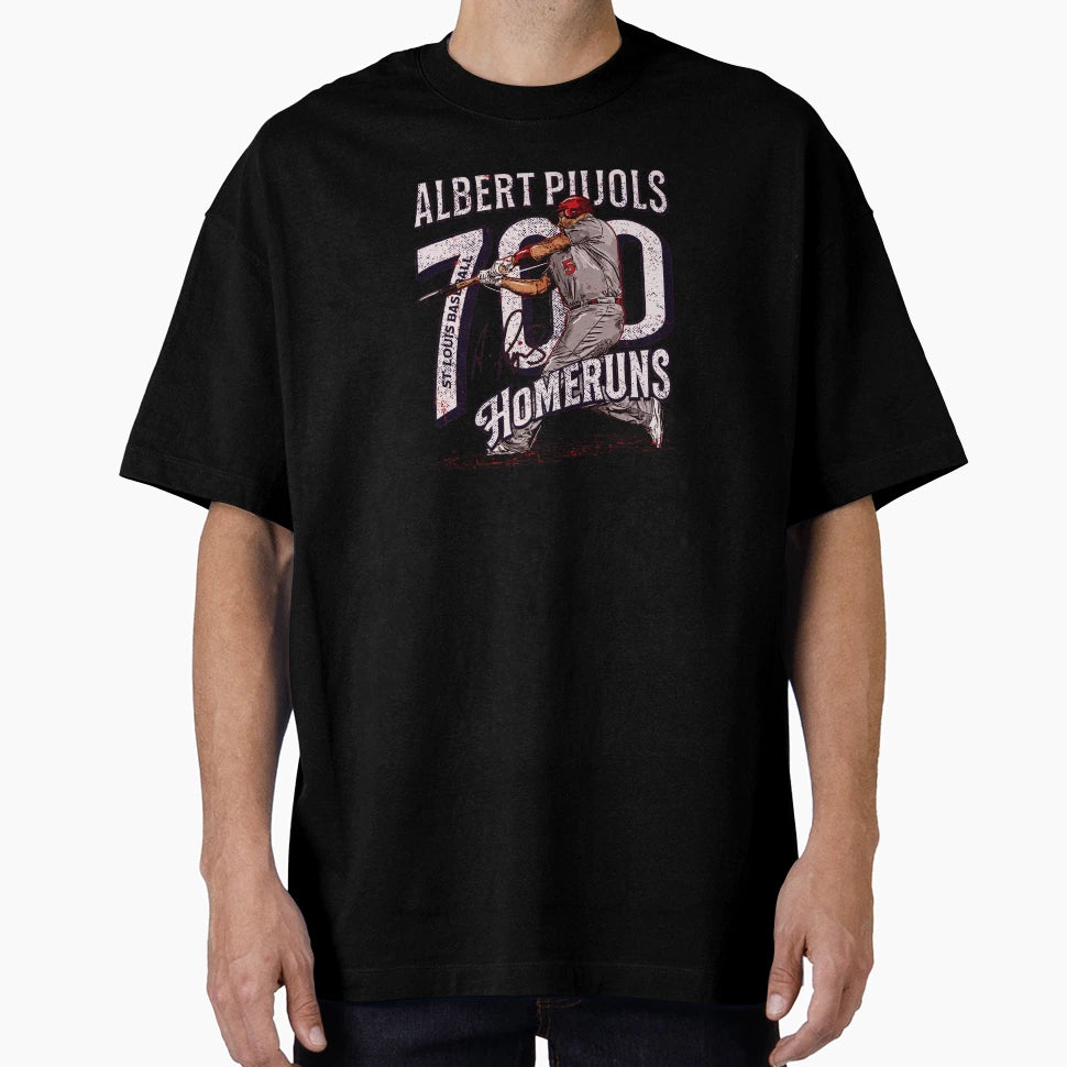 Albert Pujols Stlouis 700 Home Runs T-Shirt - Unique Graphic for Adults - T-Shirt, Sweatshirt, Hoodie