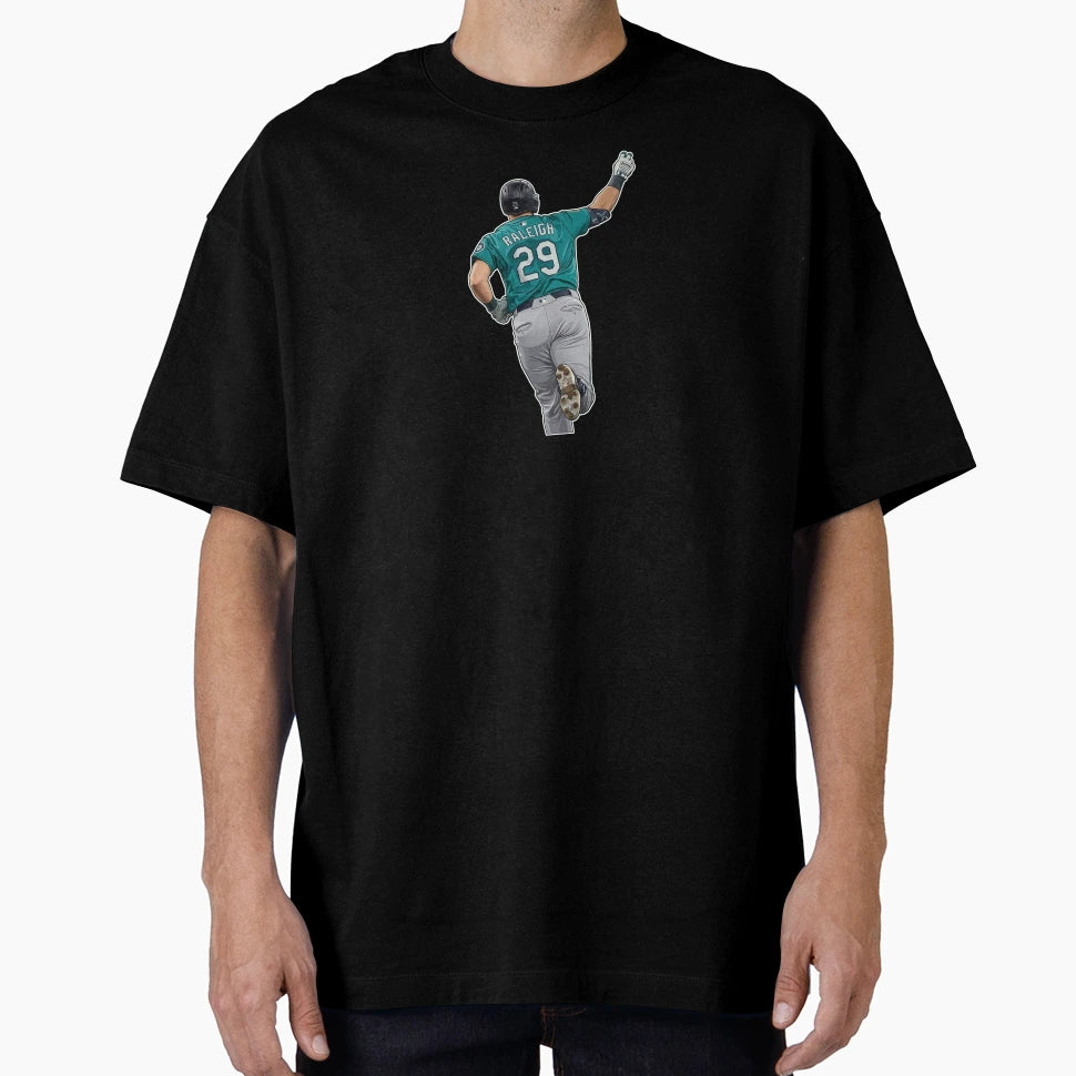 Cal Raleigh 29 Wave Crowds T-Shirt - Aesthetic Graphic for Adults - T-Shirt, Sweatshirt, Hoodie