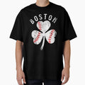 Boston Clover Baseball St Patrick T-Shirt - Trendy Graphic Unisex - T-Shirt, Sweatshirt, Hoodie