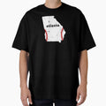 Atlanta Softball Baseball T-Shirt - Minimalist Print for Adults - T-Shirt, Sweatshirt, Hoodie