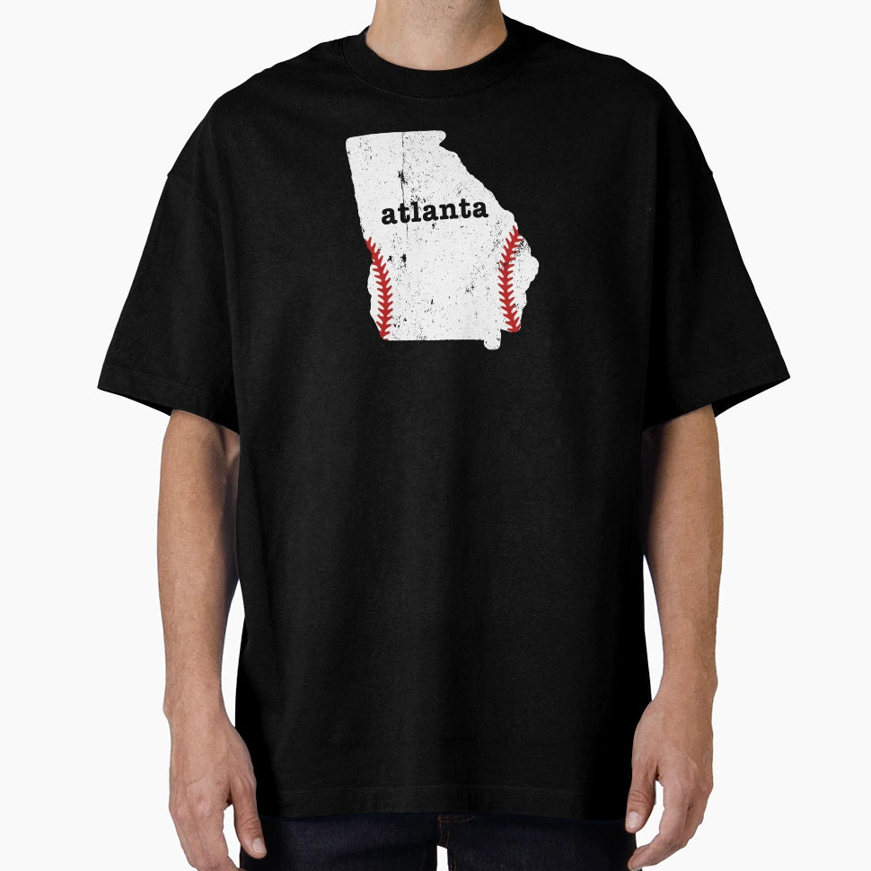 Atlanta Softball Baseball T-Shirt - Minimalist Print for Adults - T-Shirt, Sweatshirt, Hoodie