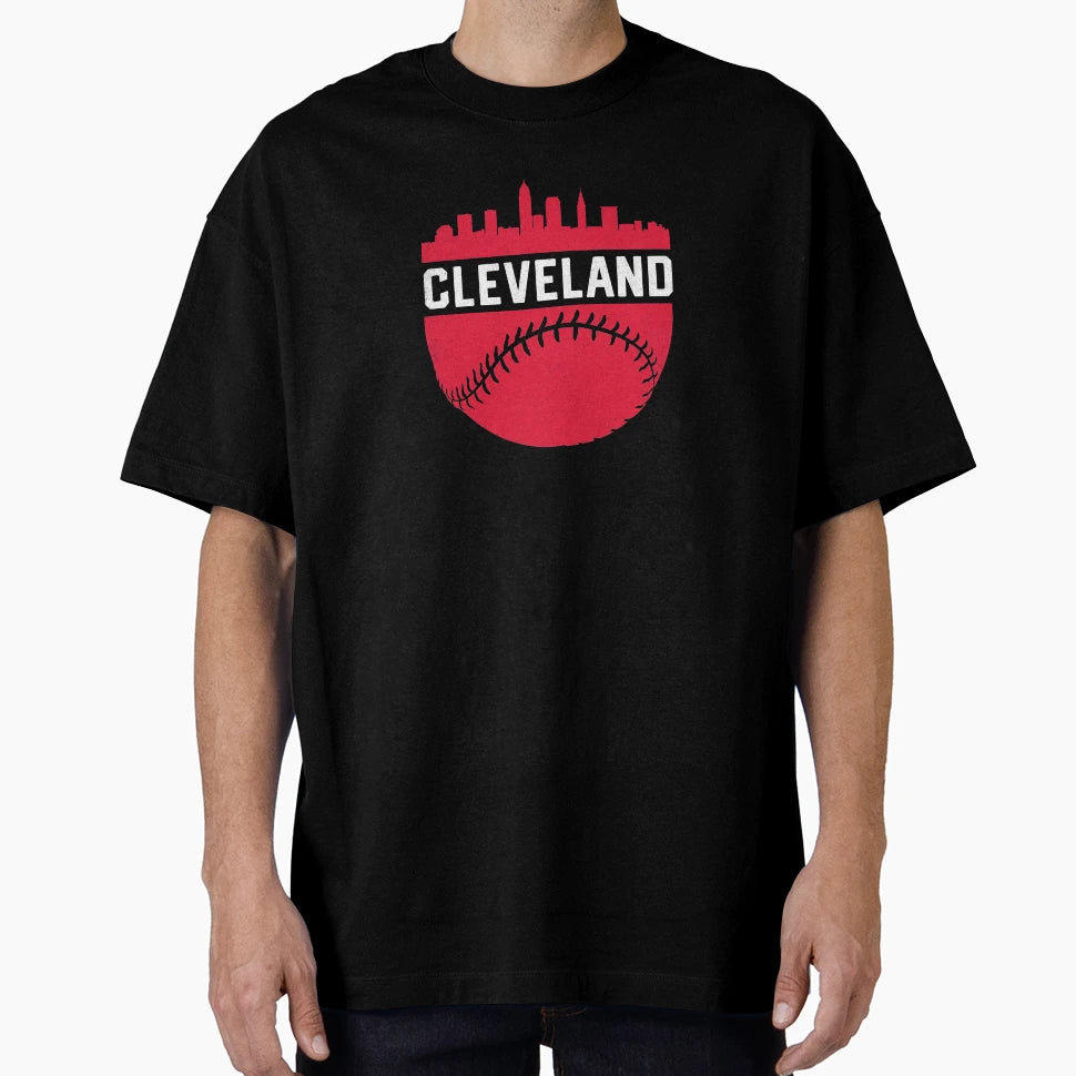 Downtown Cleveland Ohio Skyline T-Shirt - Casual Everyday Wear for Adults - T-Shirt, Sweatshirt, Hoodie