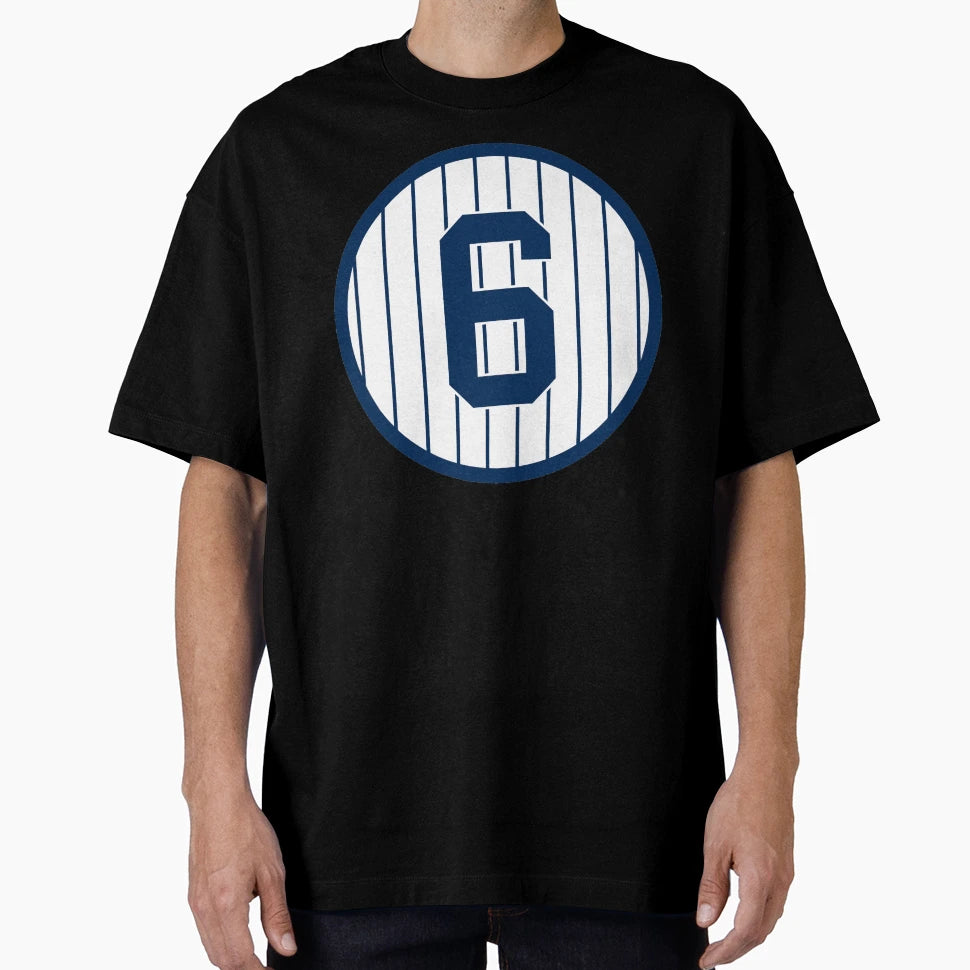 Joe Torre 6 Jersey Number T-Shirt - Minimalist Print for Adults - T-Shirt, Sweatshirt, Hoodie