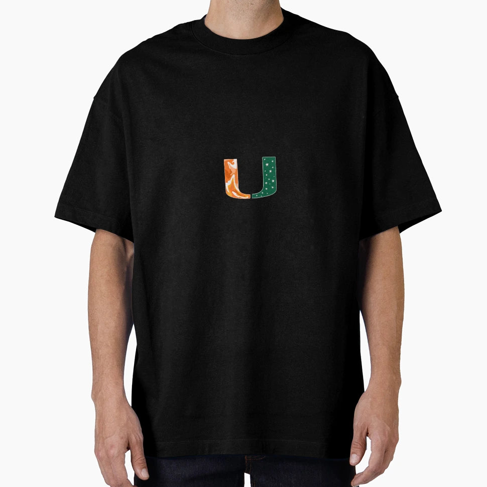 University Miami U T-Shirt - Custom Art Print Men Women - T-Shirt, Sweatshirt, Hoodie