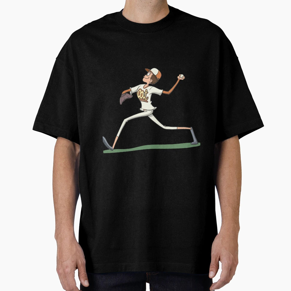 Baseball Pitcher Before Throwing T-Shirt - Fun Novelty Design Men Women - T-Shirt, Sweatshirt, Hoodie