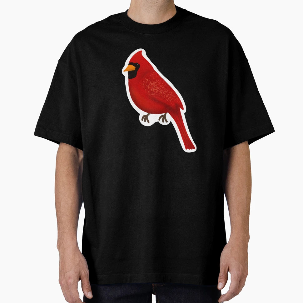 Cardinal Red Bird Red Cardinal T-Shirt - Graphic Print Men Women - T-Shirt, Sweatshirt, Hoodie