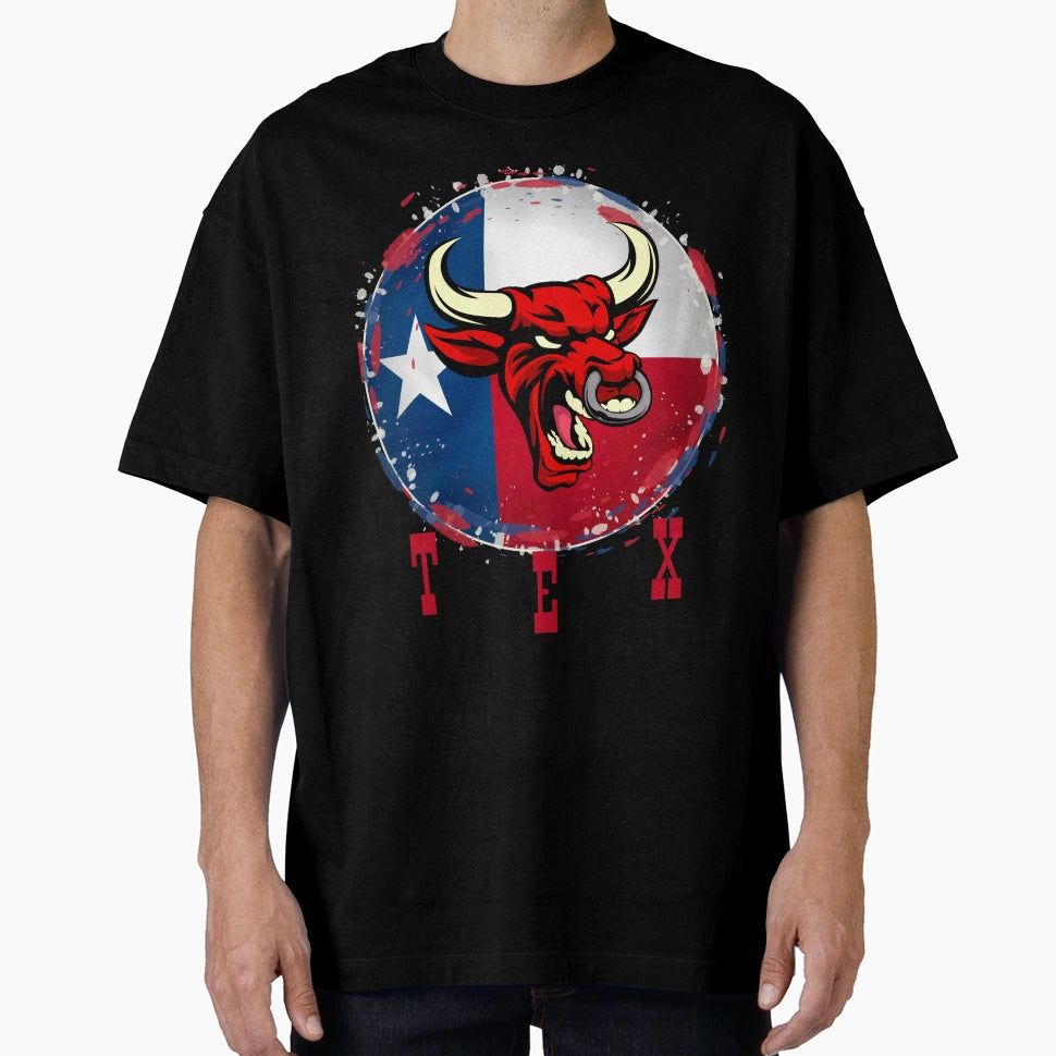 Texas Tex Texas Flag T-Shirt - Minimalist Print Men Women - T-Shirt, Sweatshirt, Hoodie