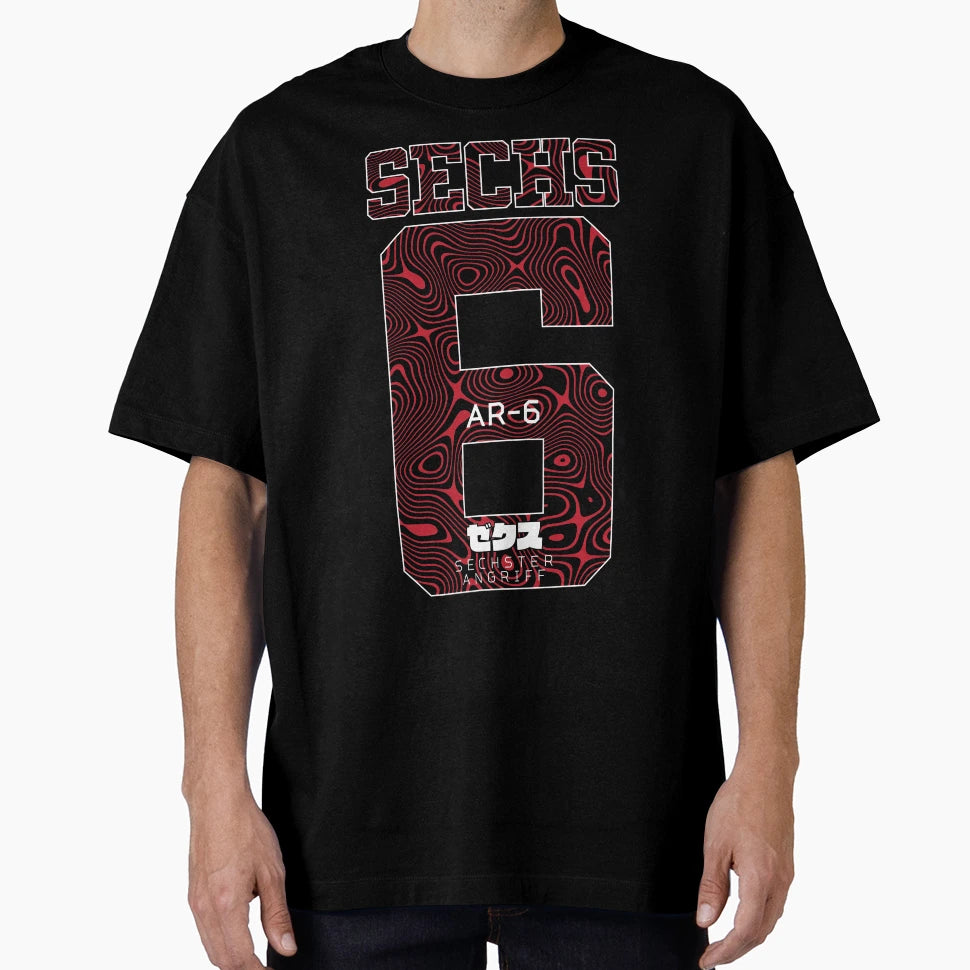 Sechs V2 T-Shirt - Custom Art Print Unisex - T-Shirt, Sweatshirt, Hoodie