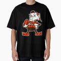 Cleveland Browns Brownie Elf Logo T-Shirt - Graphic Print Unisex - T-Shirt, Sweatshirt, Hoodie