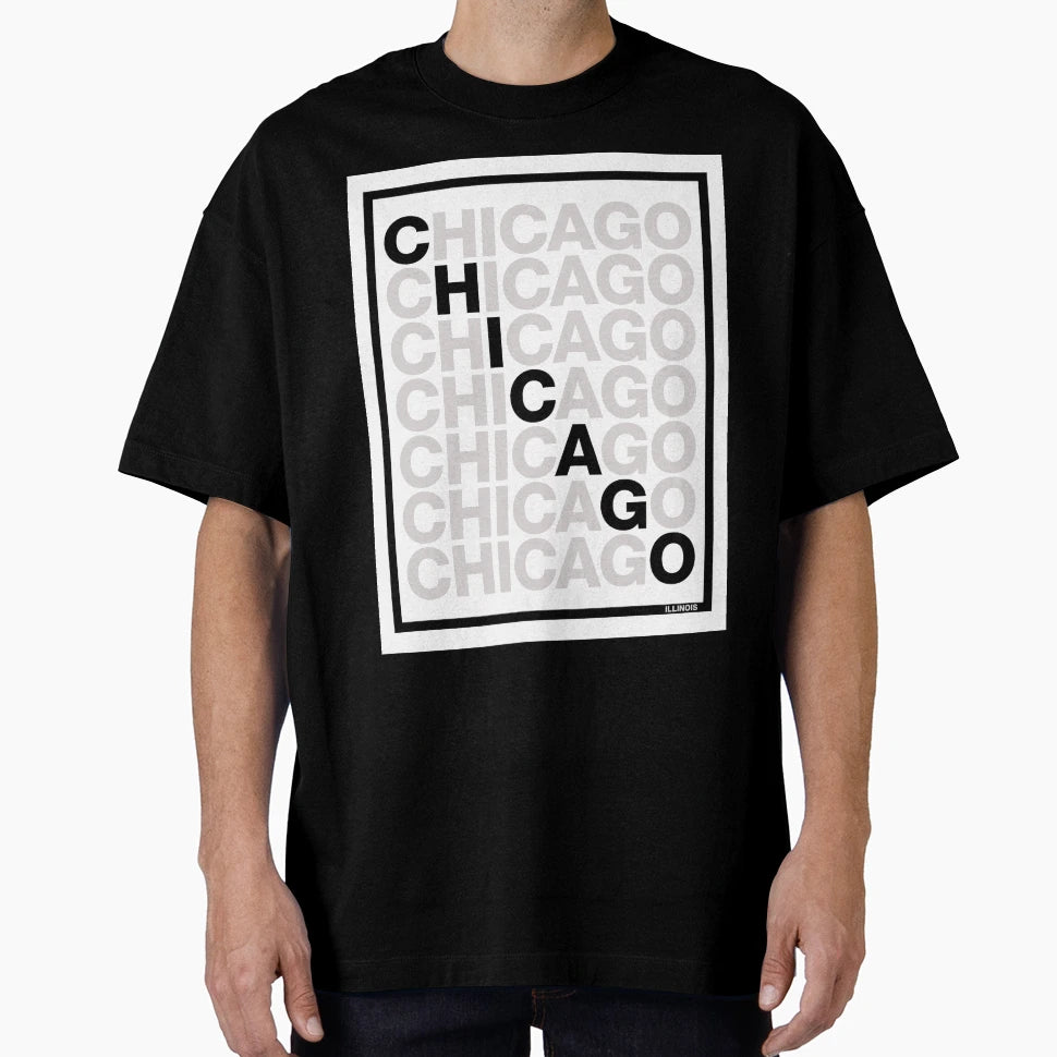 Chicago Illinois Chi Minimalist T-Shirt - Streetwear Style Unisex - T-Shirt, Sweatshirt, Hoodie