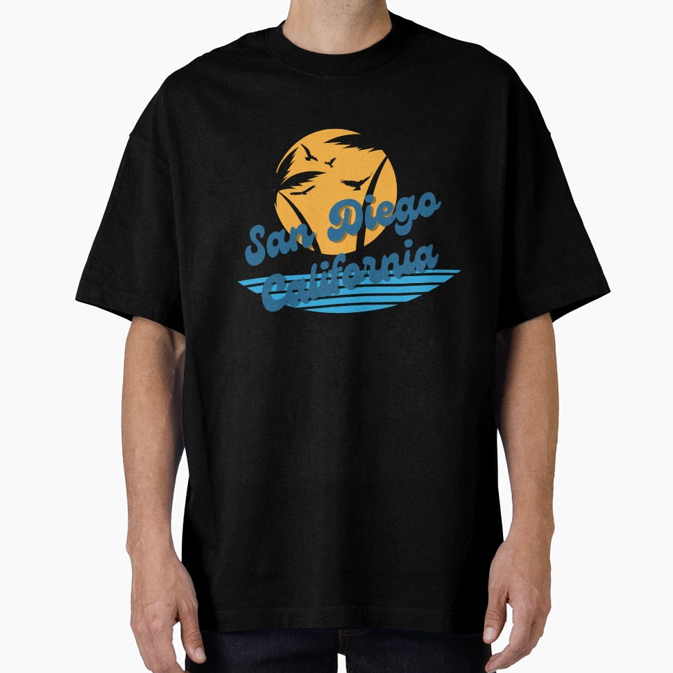 San Diego California T-Shirt - Unique Graphic Men Women - T-Shirt, Sweatshirt, Hoodie