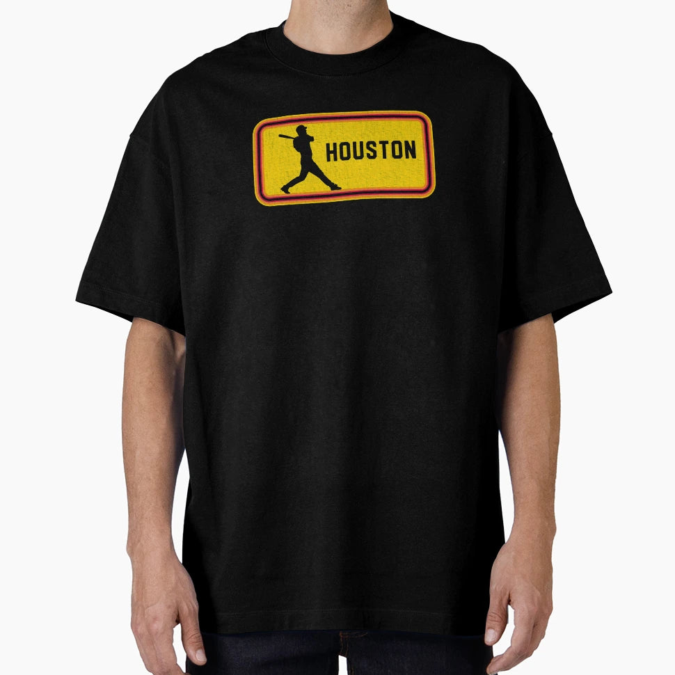 Houston Baseball Player Hou Hitter T-Shirt - Novelty Apparel Men Women - T-Shirt, Sweatshirt, Hoodie