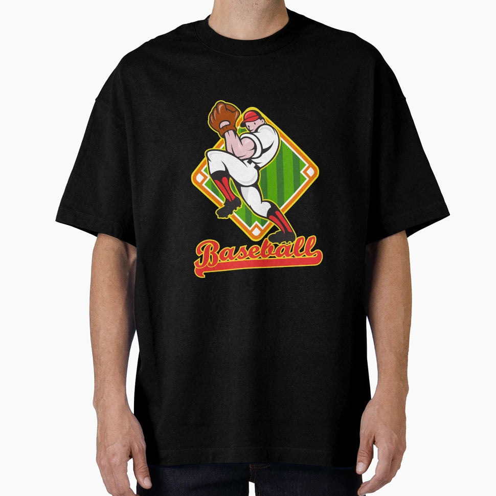 Baseball Pitcher Player Pitching T-Shirt - Casual Everyday Wear Unisex - T-Shirt, Sweatshirt, Hoodie