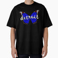 Detroit Butterfly T-Shirt - Aesthetic Graphic Unisex - T-Shirt, Sweatshirt, Hoodie