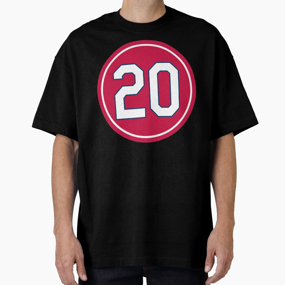 Lou Brock 20 Jersey Number T-Shirt - Minimalist Print for Adults - T-Shirt, Sweatshirt, Hoodie
