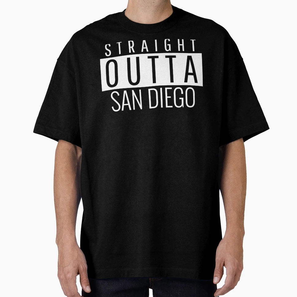 Straight Outta San Diego T-Shirt - Novelty Apparel Unisex - T-Shirt, Sweatshirt, Hoodie