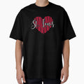 I Love St Louis Baseball Bat Heart T-Shirt - Graphic Print for Adults - T-Shirt, Sweatshirt, Hoodie