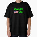 Cleveland Ohio Stylish Prints T-Shirt - Aesthetic Graphic for Adults - T-Shirt, Sweatshirt, Hoodie
