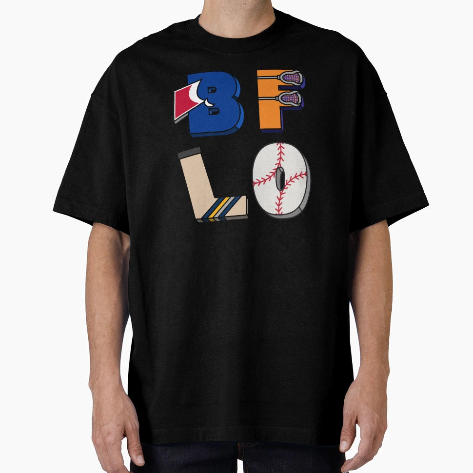 Bflo Buffalo Ny Sports Fans T-Shirt - Minimalist Print Unisex - T-Shirt, Sweatshirt, Hoodie