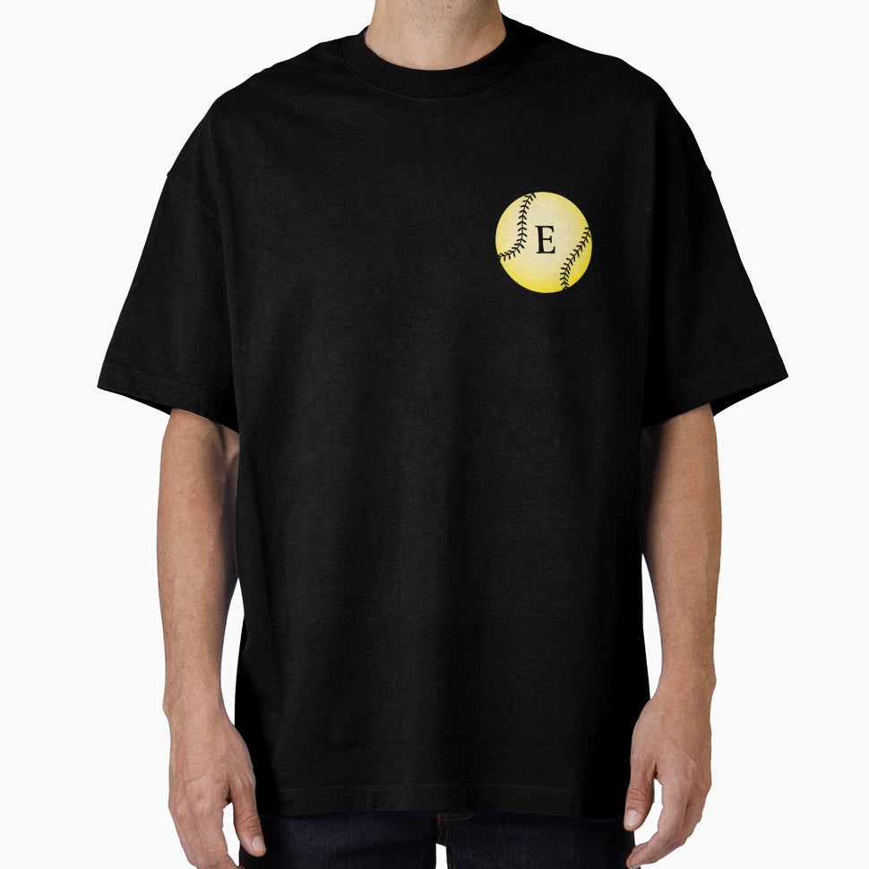 Softball Ball E T-Shirt - Aesthetic Graphic Unisex - T-Shirt, Sweatshirt, Hoodie