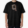 Personalized Football Initial Q T-Shirt - Fun Novelty Design for Adults - T-Shirt, Sweatshirt, Hoodie