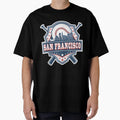 San Francisco Baseball Skyline T-Shirt - Trendy Graphic Men Women - T-Shirt, Sweatshirt, Hoodie