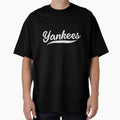 Yankees Script Baseball Fan Sports T-Shirt - Minimalist Print Men Women - T-Shirt, Sweatshirt, Hoodie