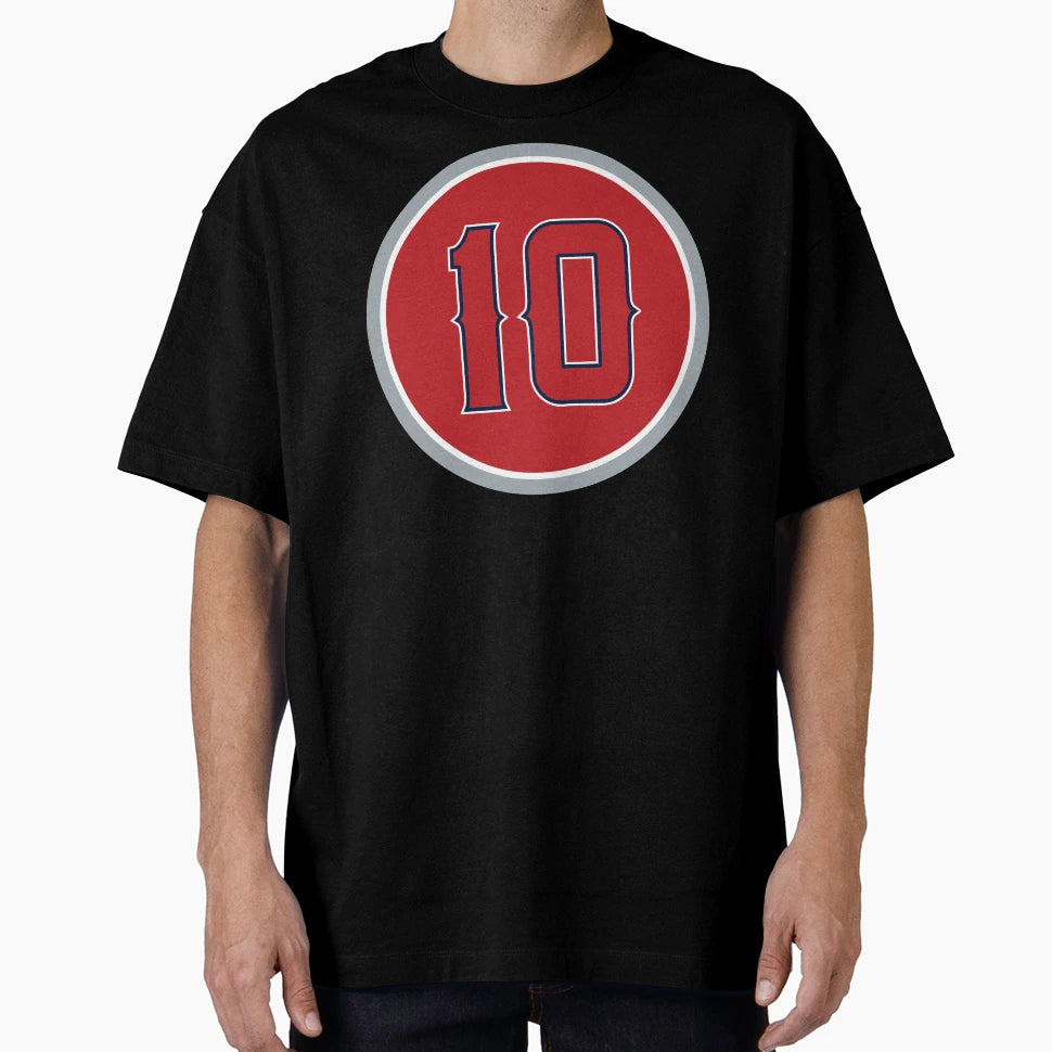 Justin Upton 10 Jersey Number T-Shirt - Graphic Print Unisex - T-Shirt, Sweatshirt, Hoodie