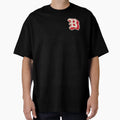 Letter B Letterman B Monogram Gold T-Shirt - Trendy Graphic Men Women - T-Shirt, Sweatshirt, Hoodie