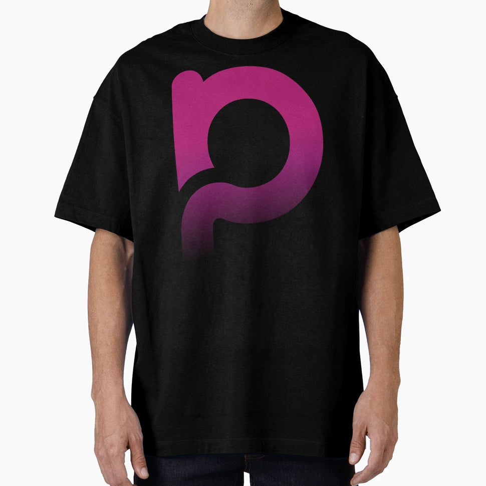 Modern Gradient P Logo Abstract T-Shirt - Streetwear Style Unisex - T-Shirt, Sweatshirt, Hoodie