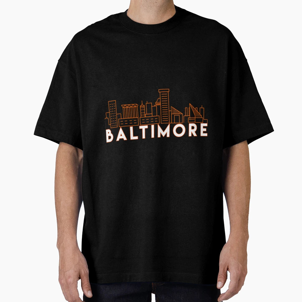 Baltimore Maryland T-Shirt - Trendy Graphic for Adults - T-Shirt, Sweatshirt, Hoodie