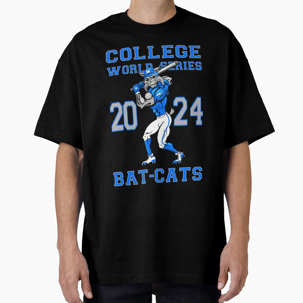 College World Series Bat Cats T-Shirt - Streetwear Style for Adults - T-Shirt, Sweatshirt, Hoodie
