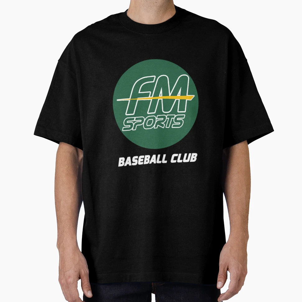 Fm Sports Baseball Club Circle Logo T-Shirt - Streetwear Style for Adults - T-Shirt, Sweatshirt, Hoodie