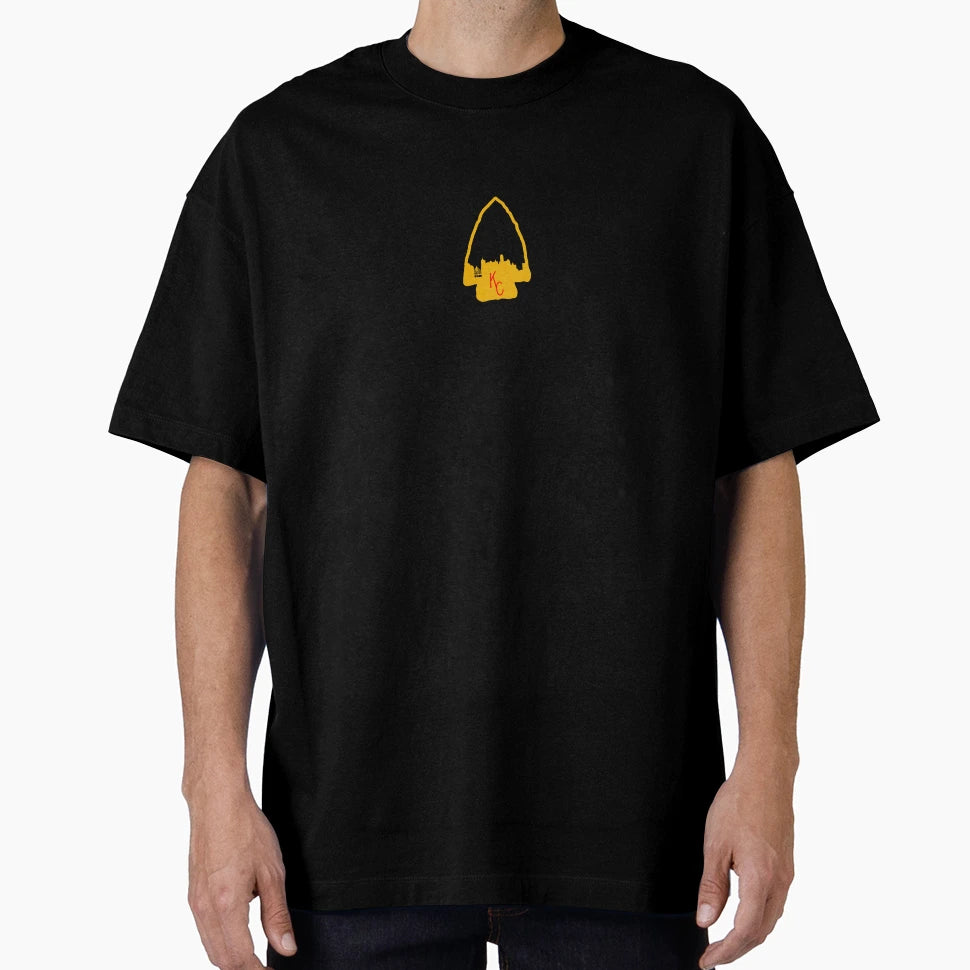 Kansas City Skyline Arrowhead Digital T-Shirt - Novelty Apparel Unisex - T-Shirt, Sweatshirt, Hoodie