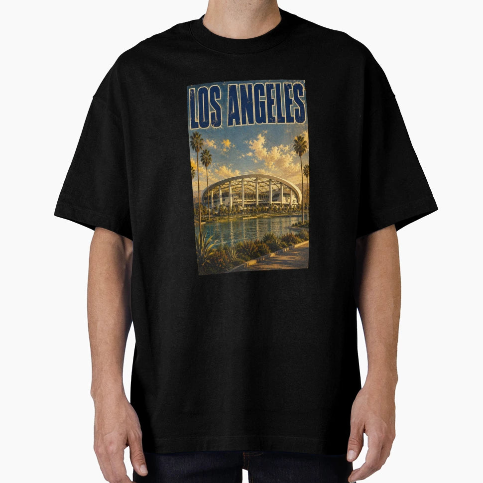 Los Angeles Gridiron Shrine T-Shirt - Streetwear Style Unisex - T-Shirt, Sweatshirt, Hoodie