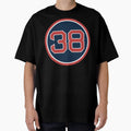 Curt Schilling 38 Jersey Number T-Shirt - Aesthetic Graphic for Adults - T-Shirt, Sweatshirt, Hoodie