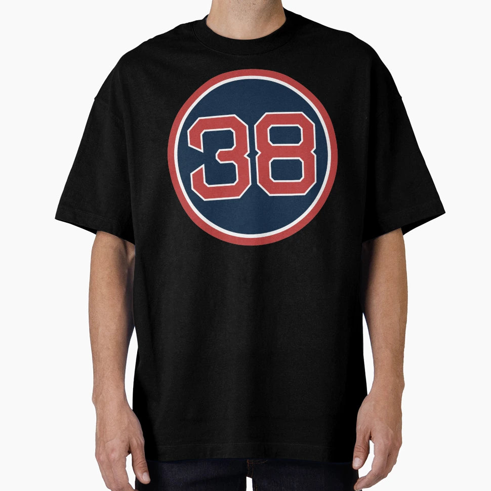 Curt Schilling 38 Jersey Number T-Shirt - Aesthetic Graphic for Adults - T-Shirt, Sweatshirt, Hoodie