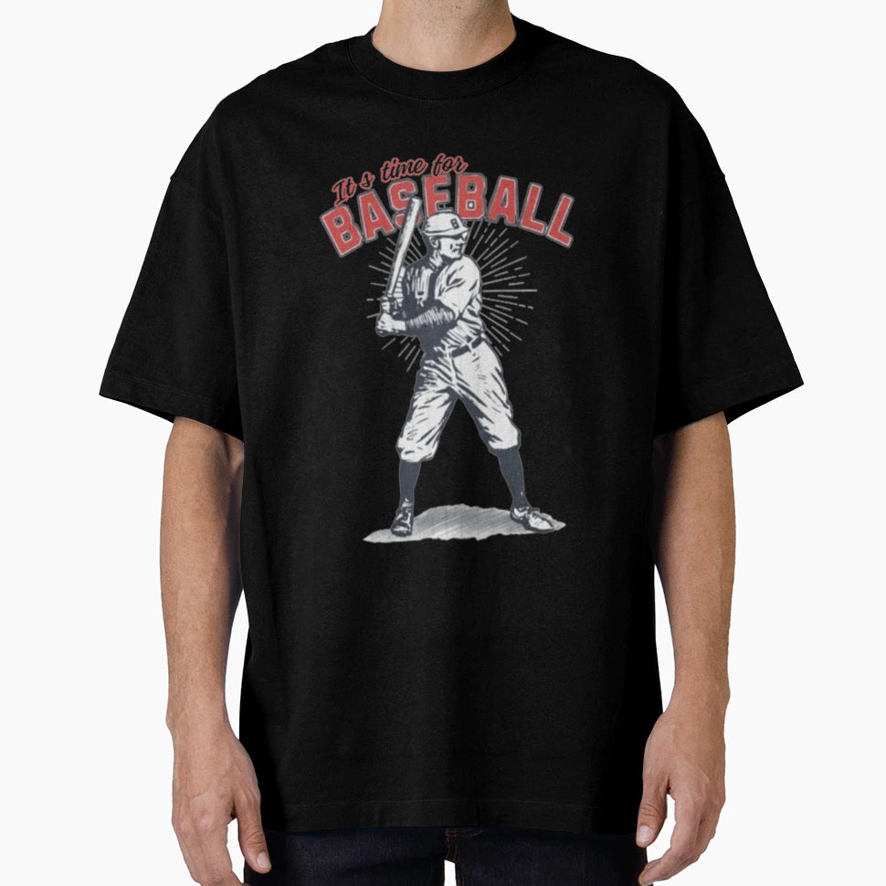 Its Time Baseball T-Shirt - Graphic Print for Adults - T-Shirt, Sweatshirt, Hoodie