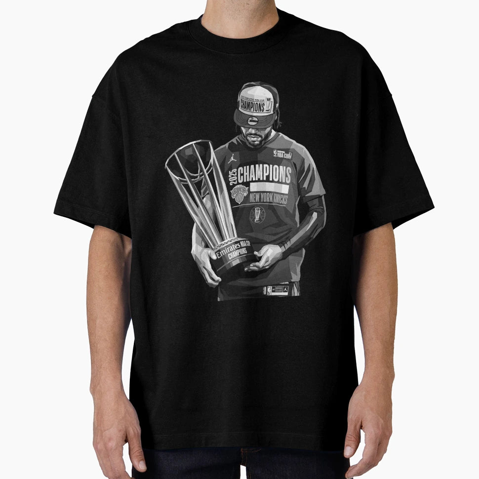 Jalen Brunson Grayscale T-Shirt - Graphic Print Unisex - T-Shirt, Sweatshirt, Hoodie