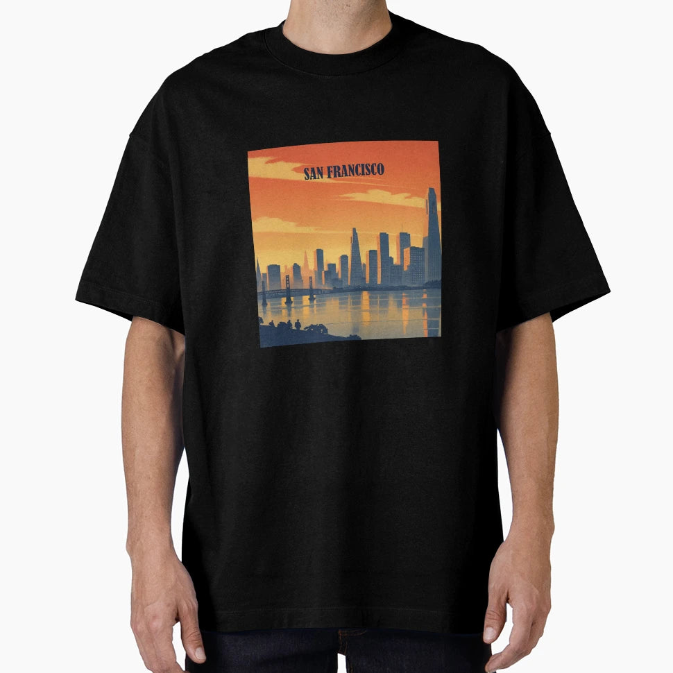 San Francisco T-Shirt - Trendy Graphic for Adults - T-Shirt, Sweatshirt, Hoodie