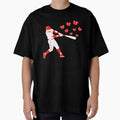 Valentines Day Baseball Batter T-Shirt - Casual Everyday Wear Men Women - T-Shirt, Sweatshirt, Hoodie
