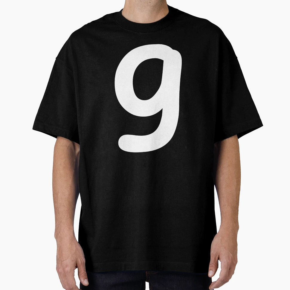 Letter G Lower Case Alphabet T-Shirt - Casual Everyday Wear Unisex - T-Shirt, Sweatshirt, Hoodie