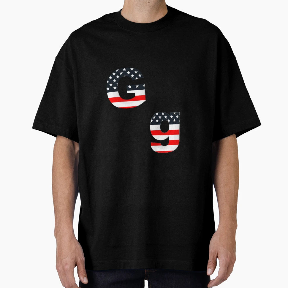 Alphabet Usa G T-Shirt - Streetwear Style for Adults - T-Shirt, Sweatshirt, Hoodie