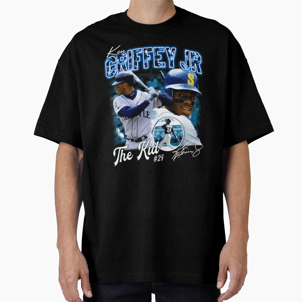 Ken Grifey Jr 24 T-Shirt - Novelty Apparel Men Women - T-Shirt, Sweatshirt, Hoodie