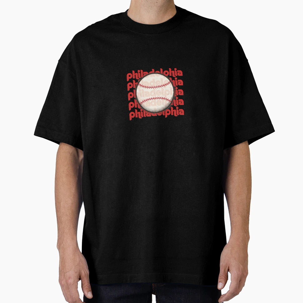 Philadelphia Baseball T-Shirt - Minimalist Print Men Women - T-Shirt, Sweatshirt, Hoodie