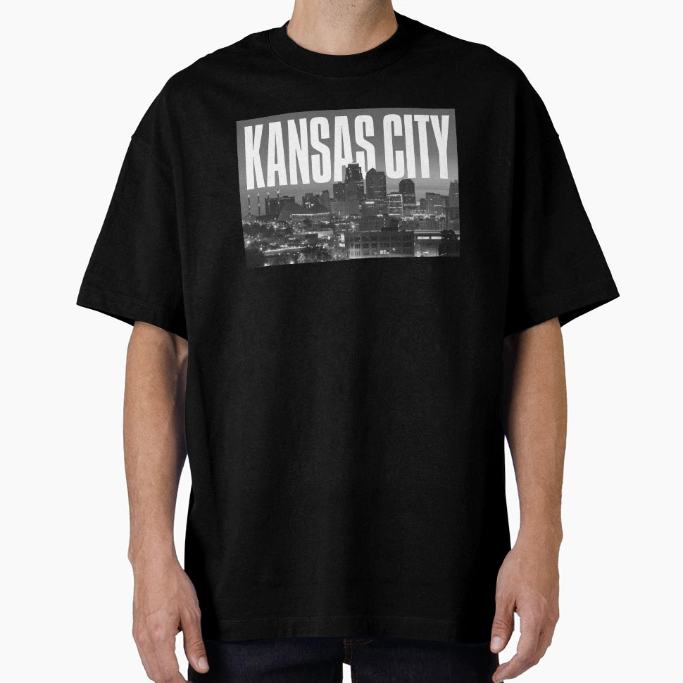 Kansas City Cityscape T-Shirt - Unique Graphic Men Women - T-Shirt, Sweatshirt, Hoodie