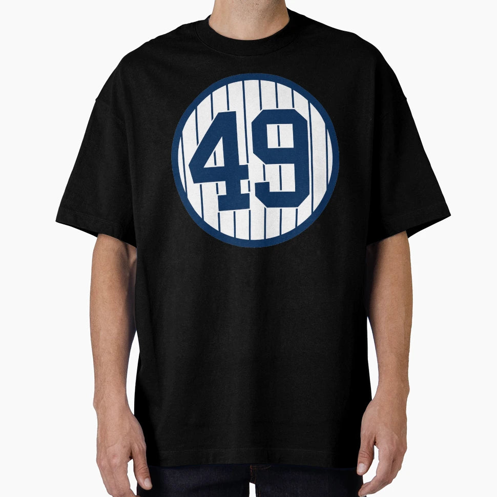 Ron Guidry 49 Jersey Number T-Shirt - Trendy Graphic for Adults - T-Shirt, Sweatshirt, Hoodie