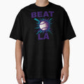 Beat La Ari Dbacks Purple Text T-Shirt - Casual Everyday Wear Unisex - T-Shirt, Sweatshirt, Hoodie